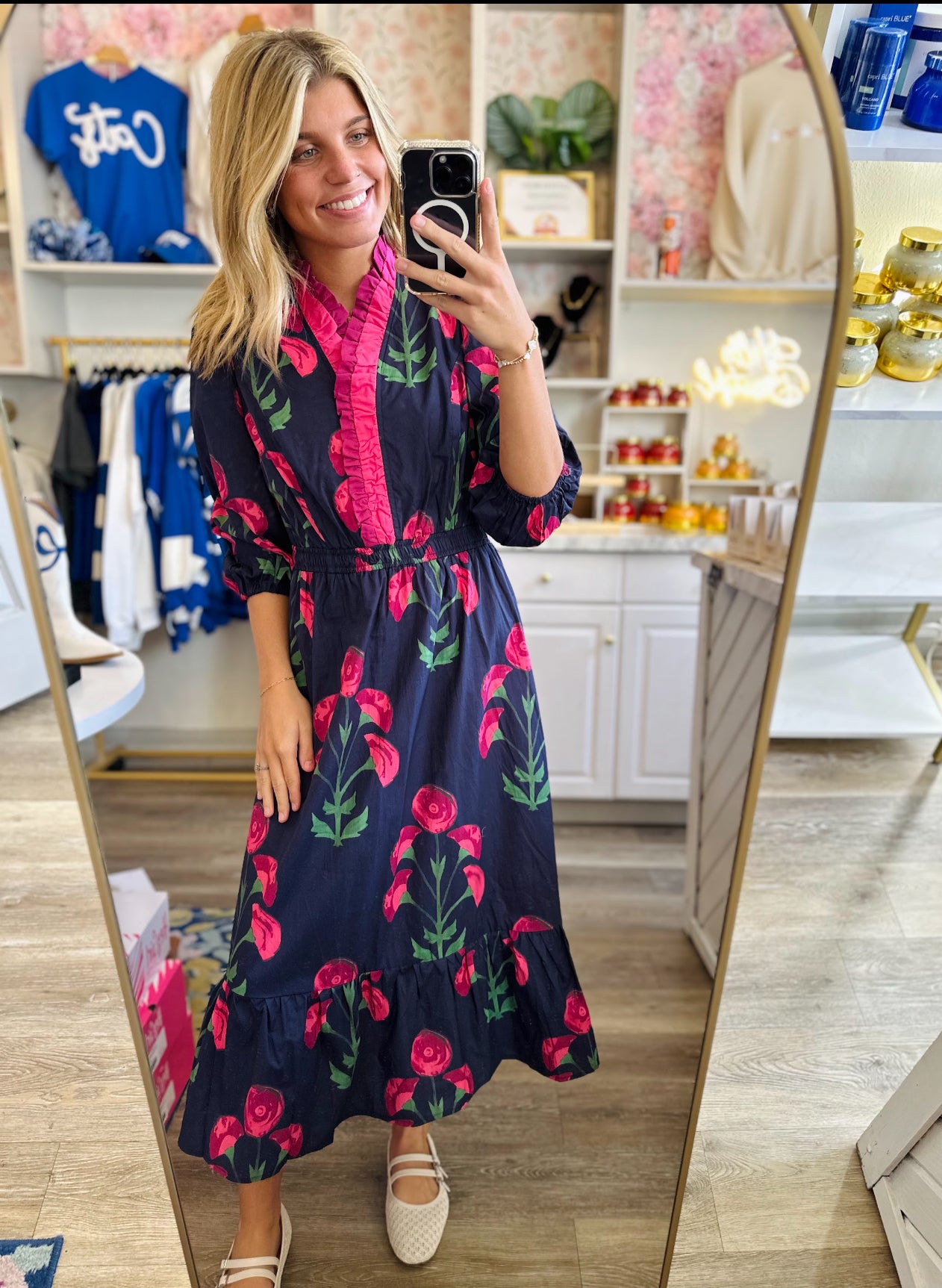Scarlett Floral Midi Dress