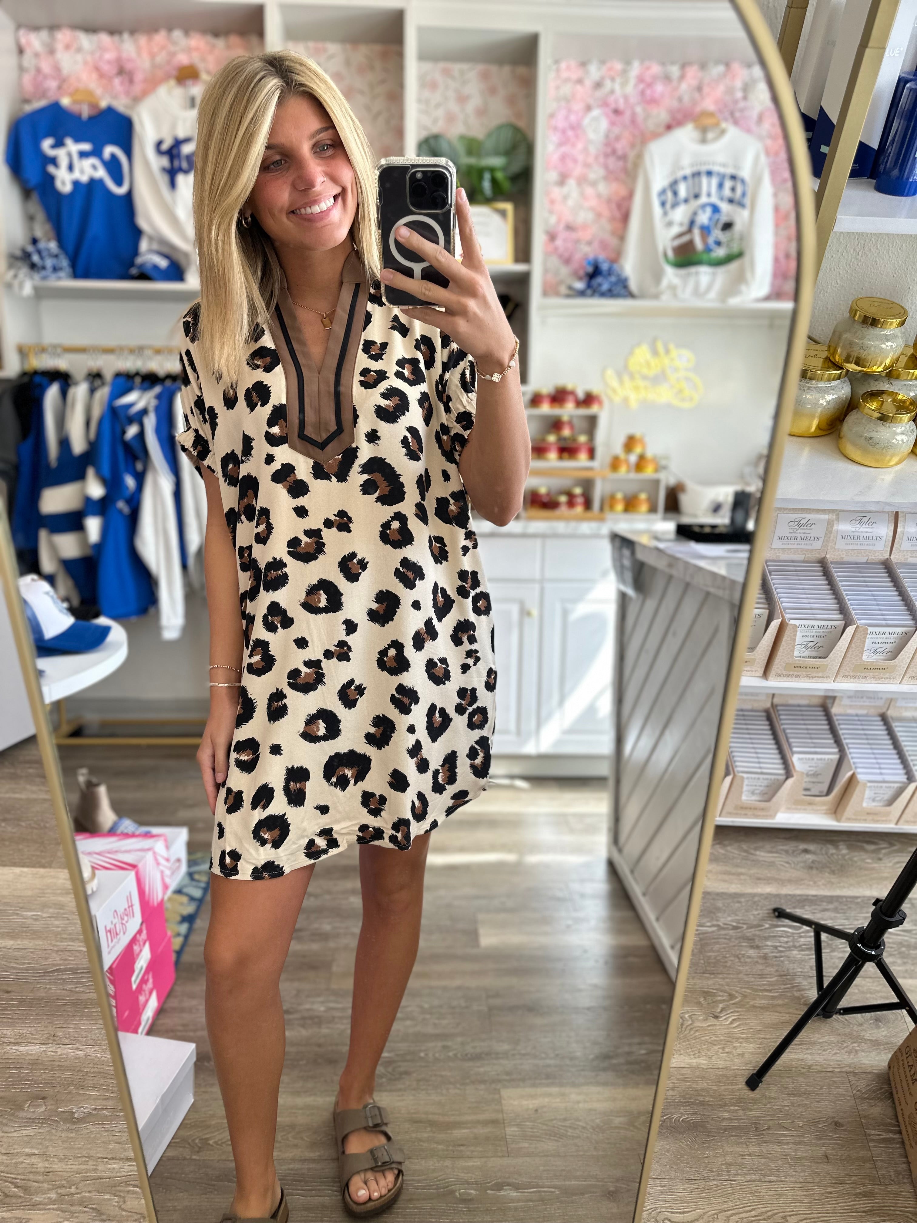 Rowan Animal Print Dress