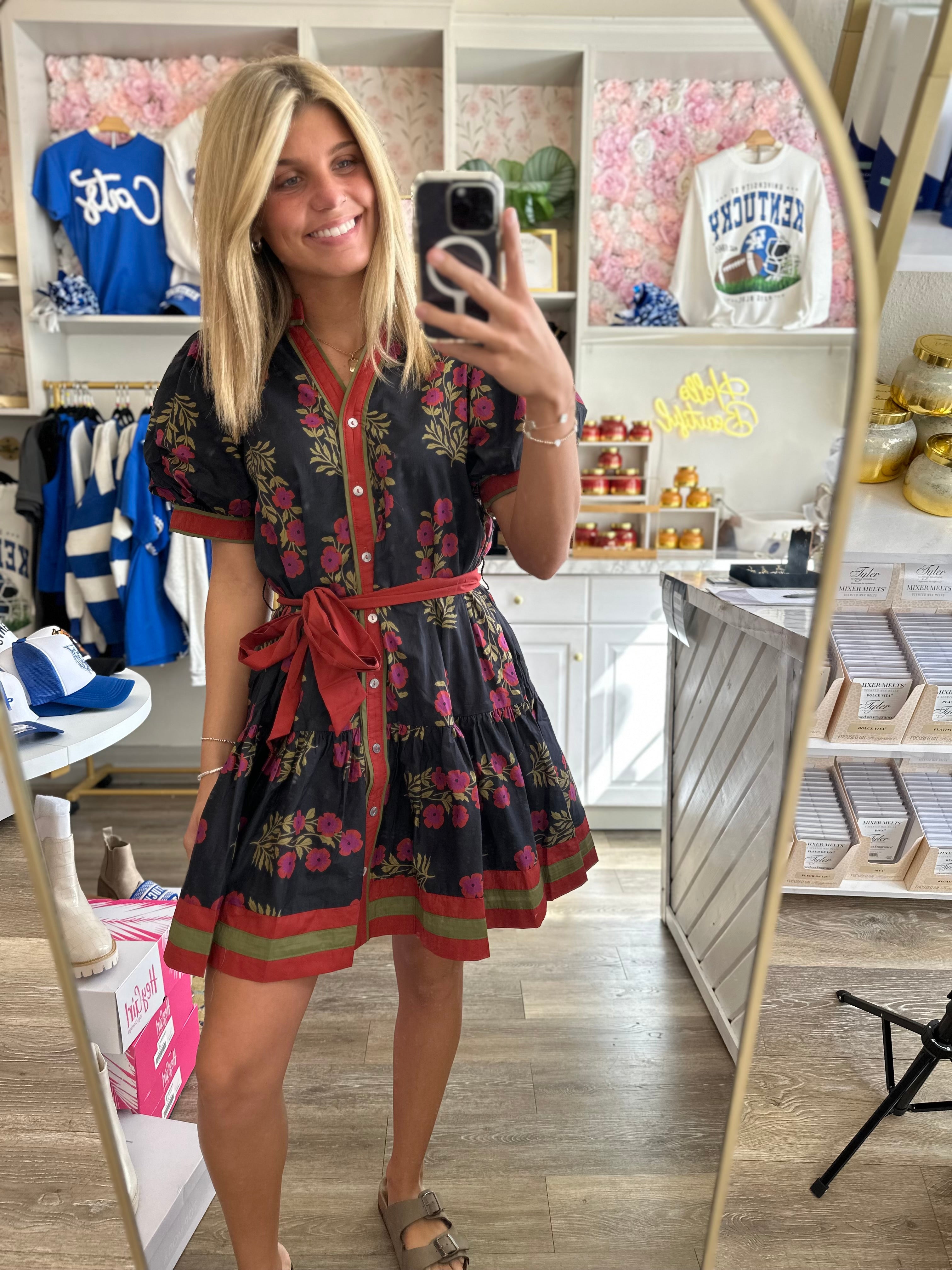 Evie Floral Mini Dress