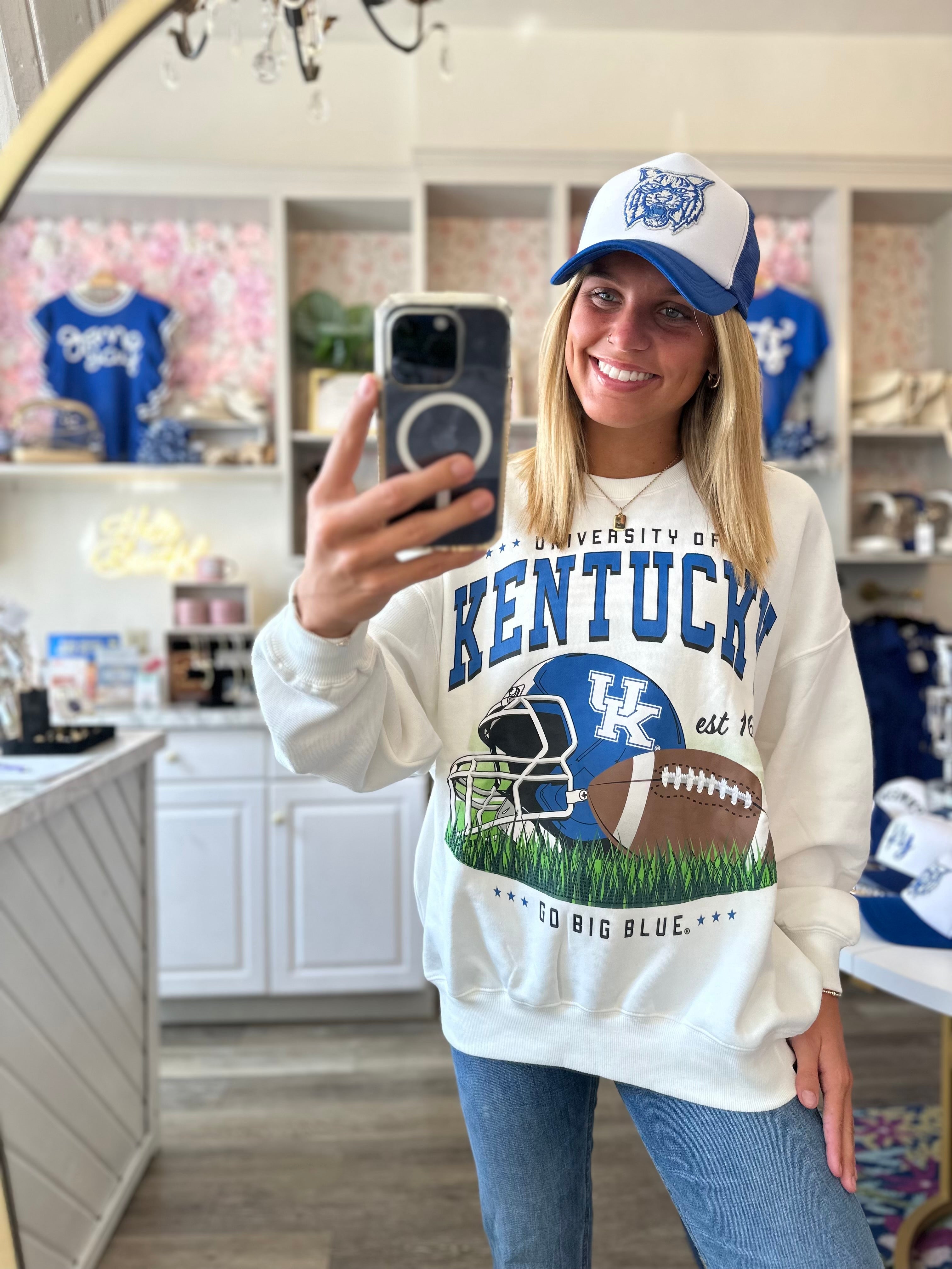 Go Big Blue Fleece Crewneck