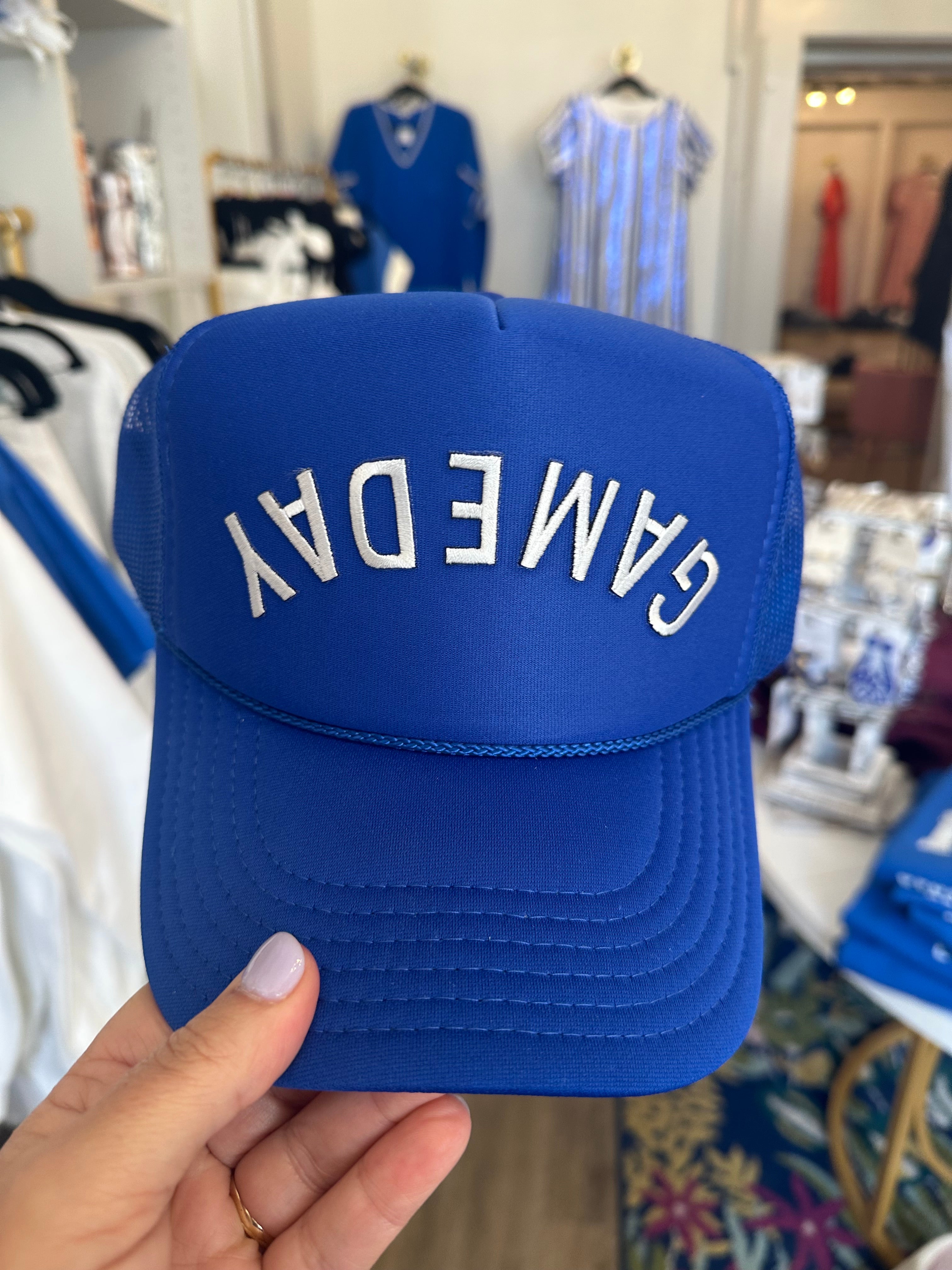 Game Day Upside Down Trucker Hat