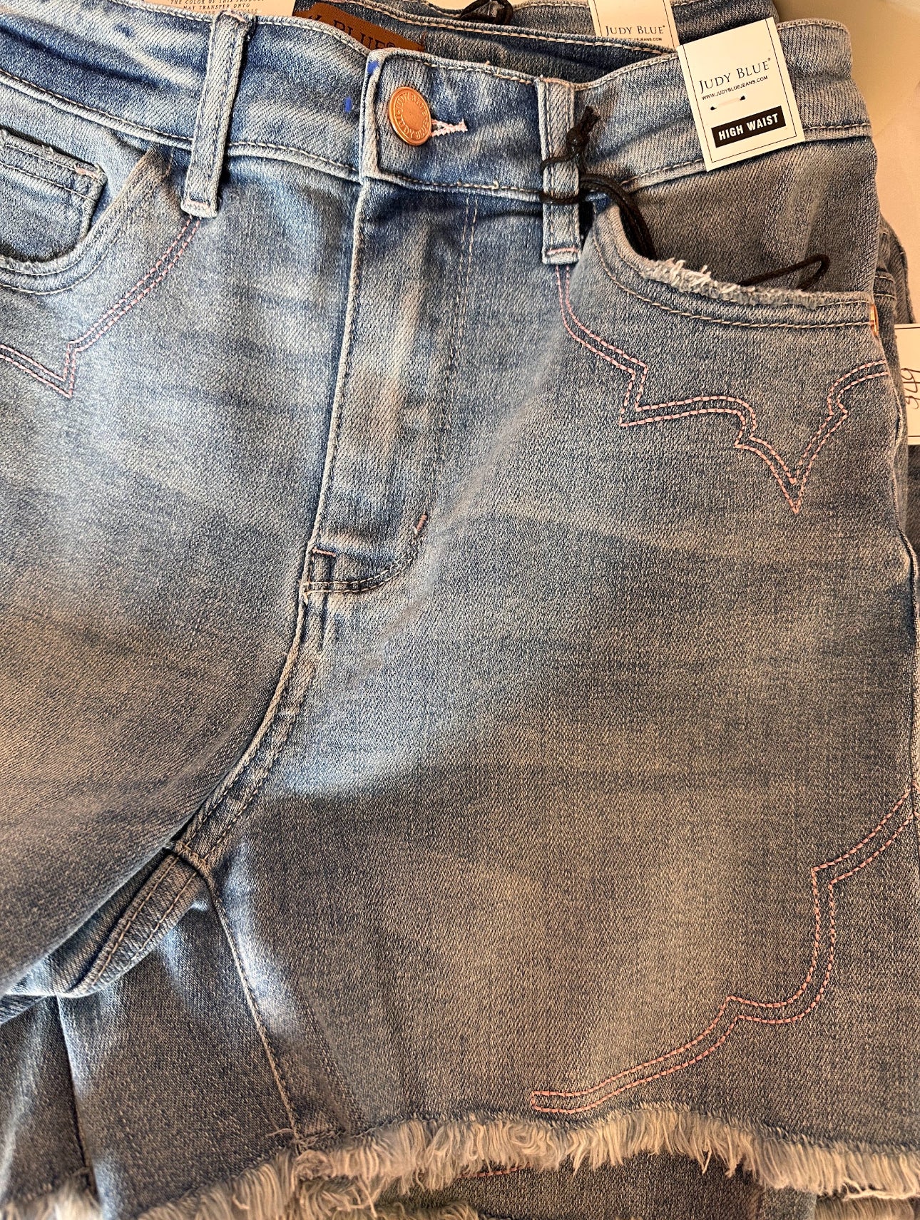 Anastasia Cut Off Denim Shorts