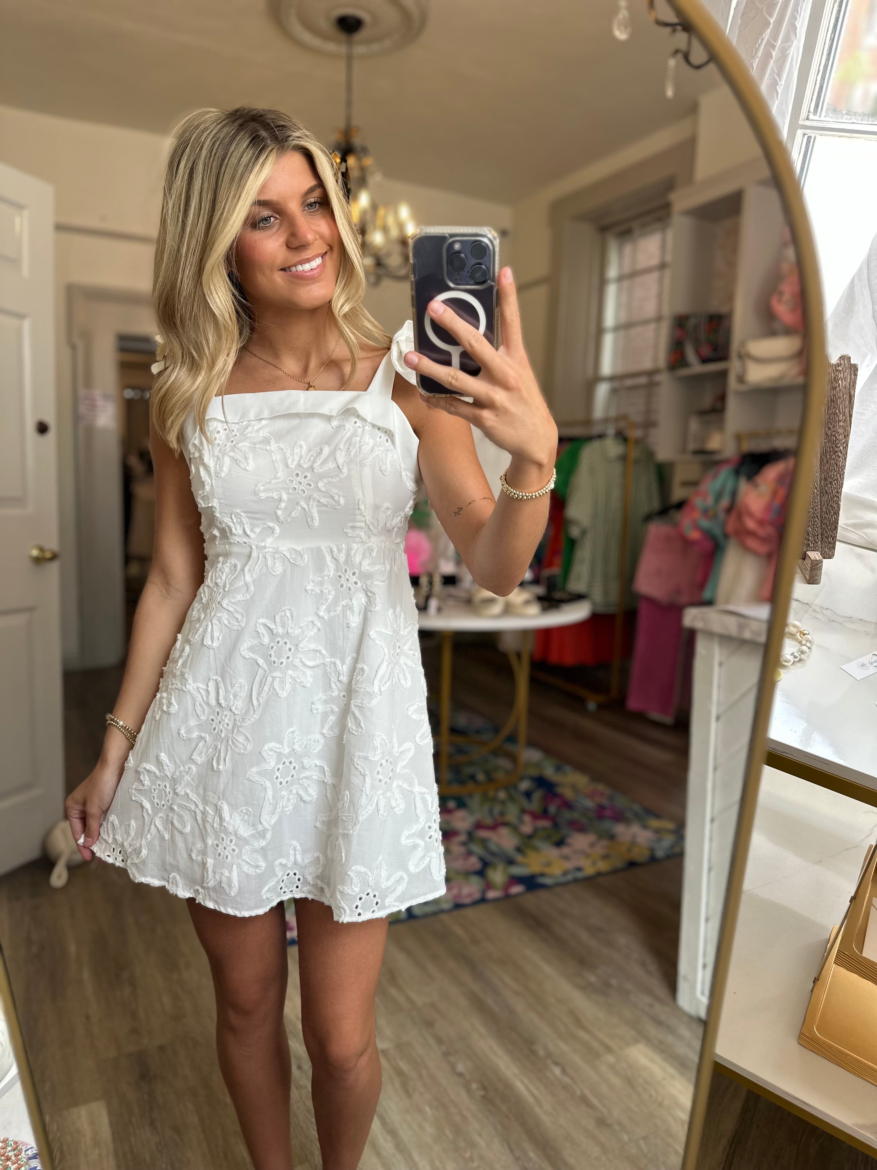 Grayson Tie Strap Mini Dress