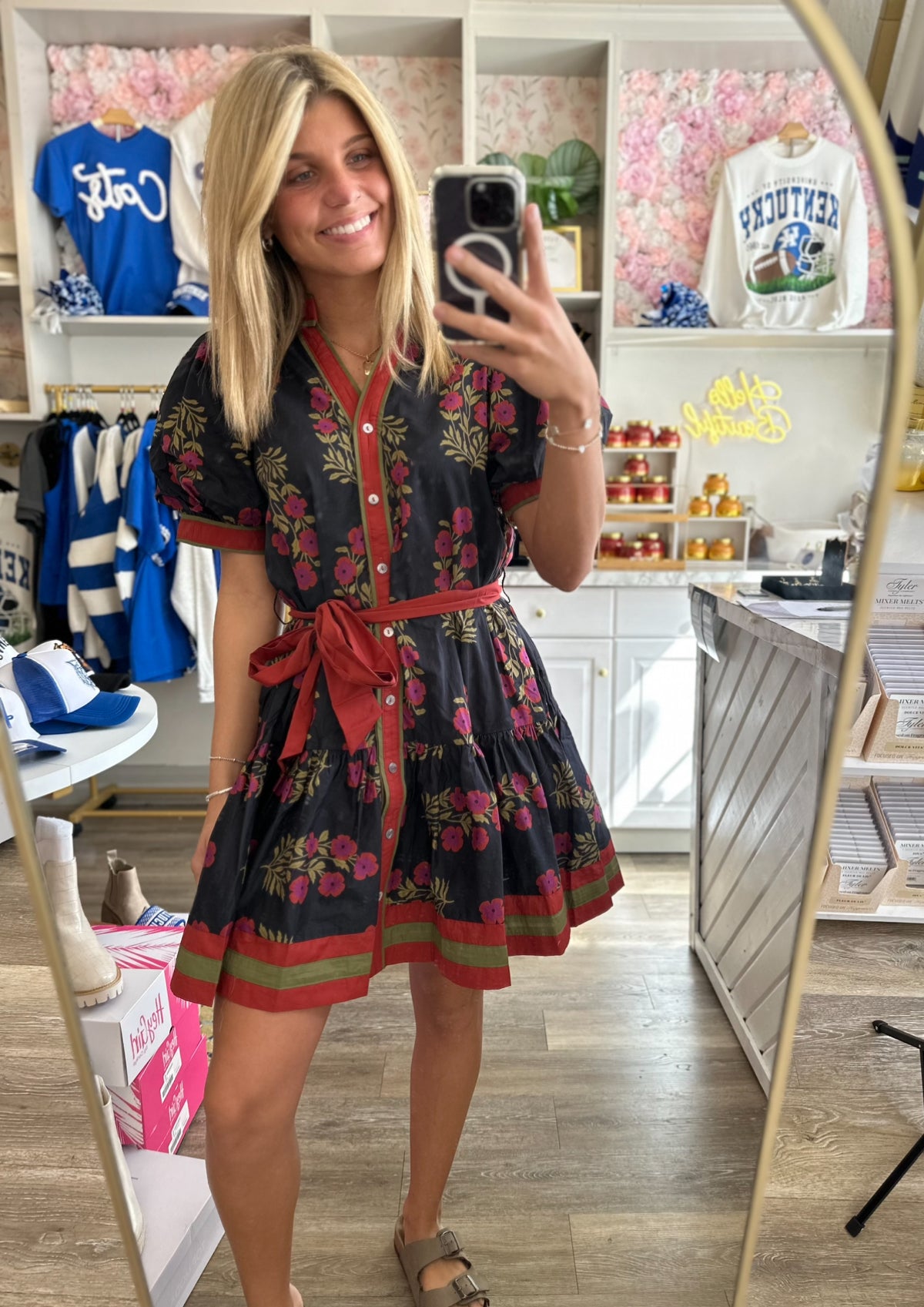 Evie Floral Mini Dress