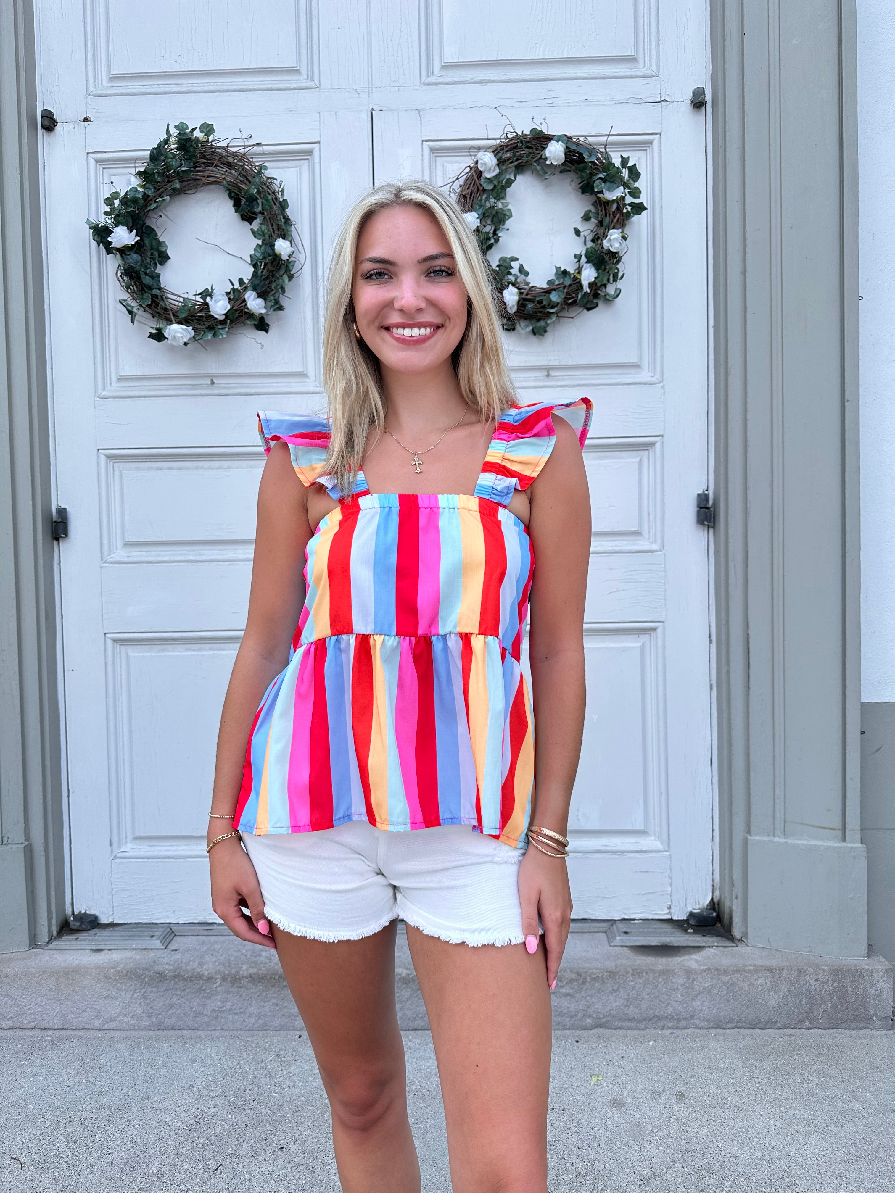 Kali Striped Tank Top