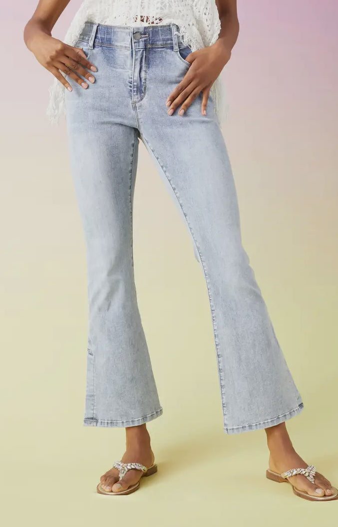 Zoe Light Wash Side Slit Jeans