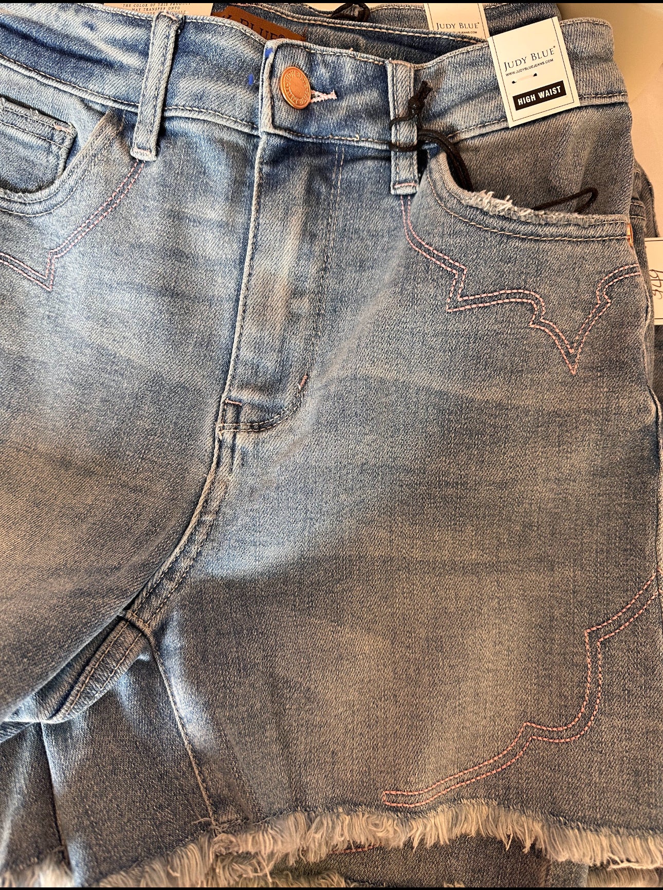 Anastasia Cut Off Denim Shorts