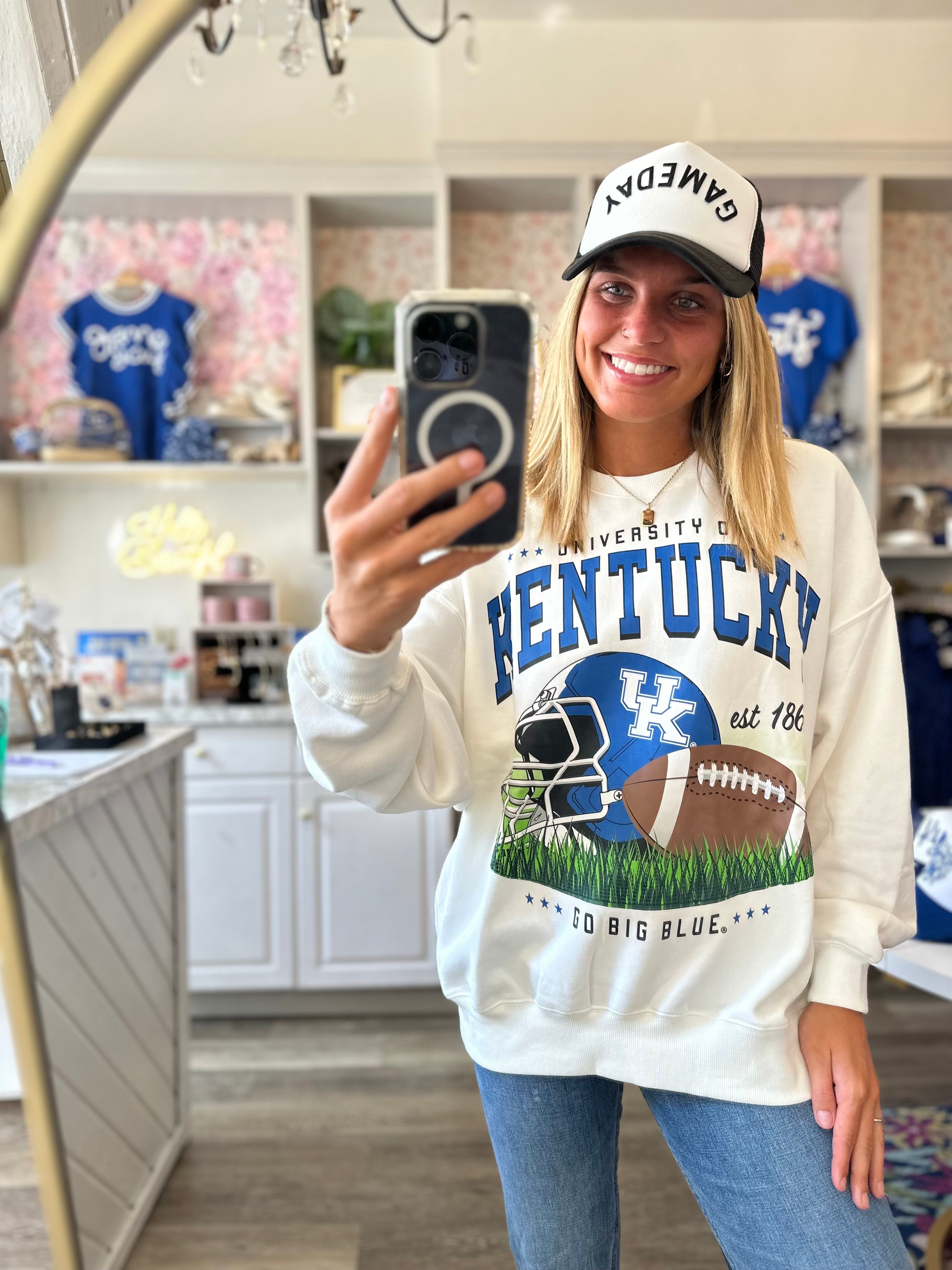 Go Big Blue Fleece Crewneck