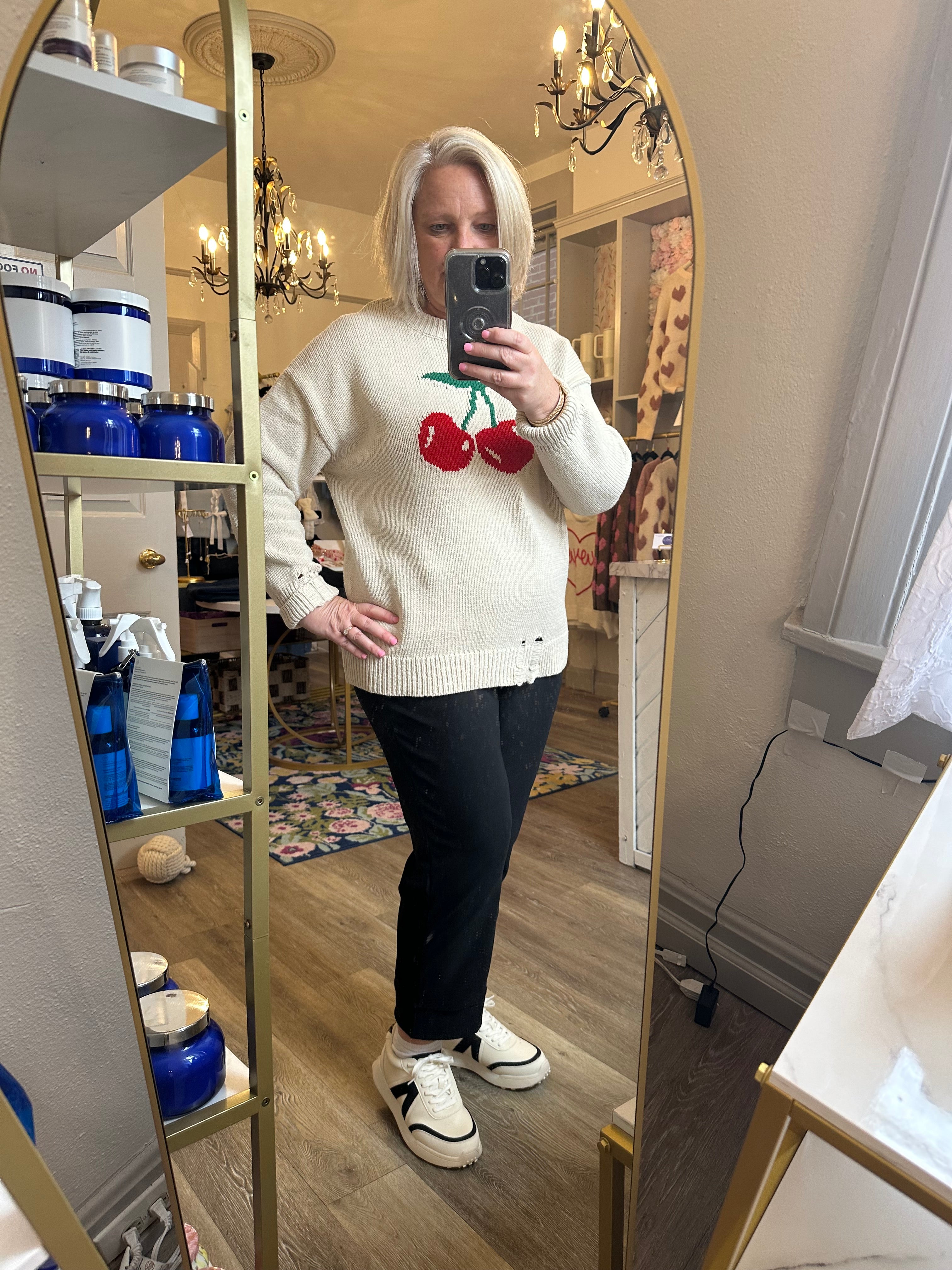 Macy Black Cropped Pants