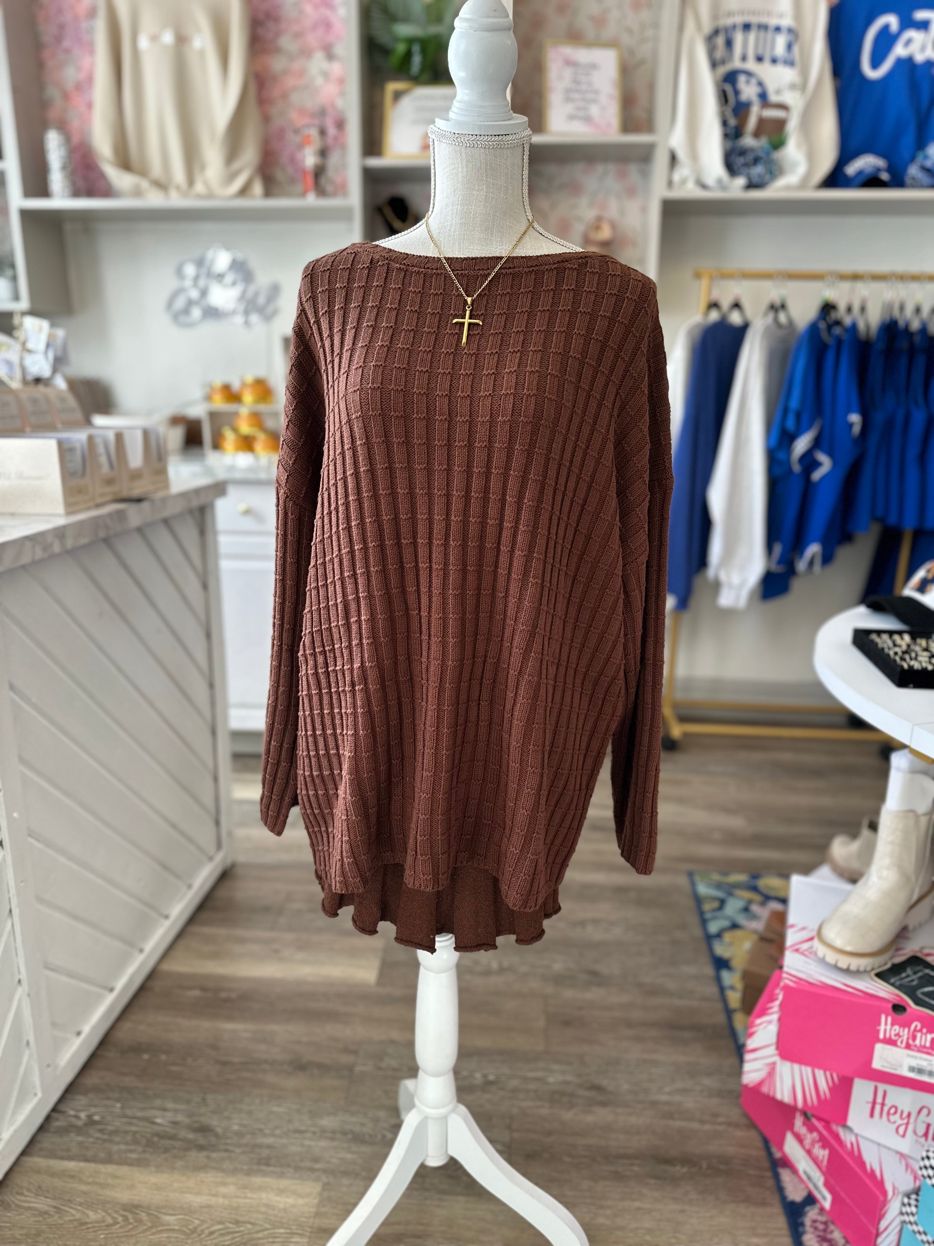 Kyla Long Sleeve Sweater/Skirt Set