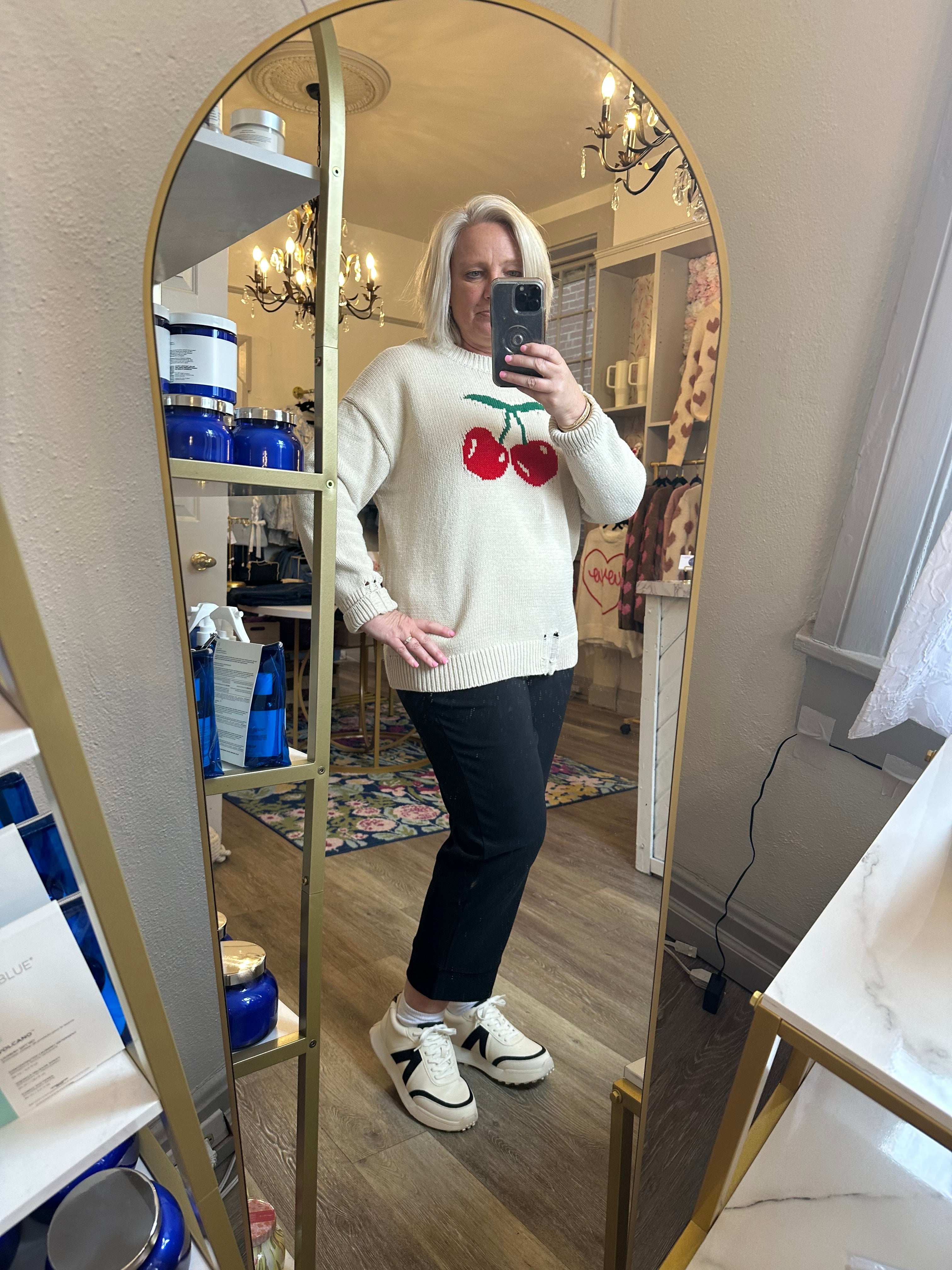 Macy Black Cropped Pants