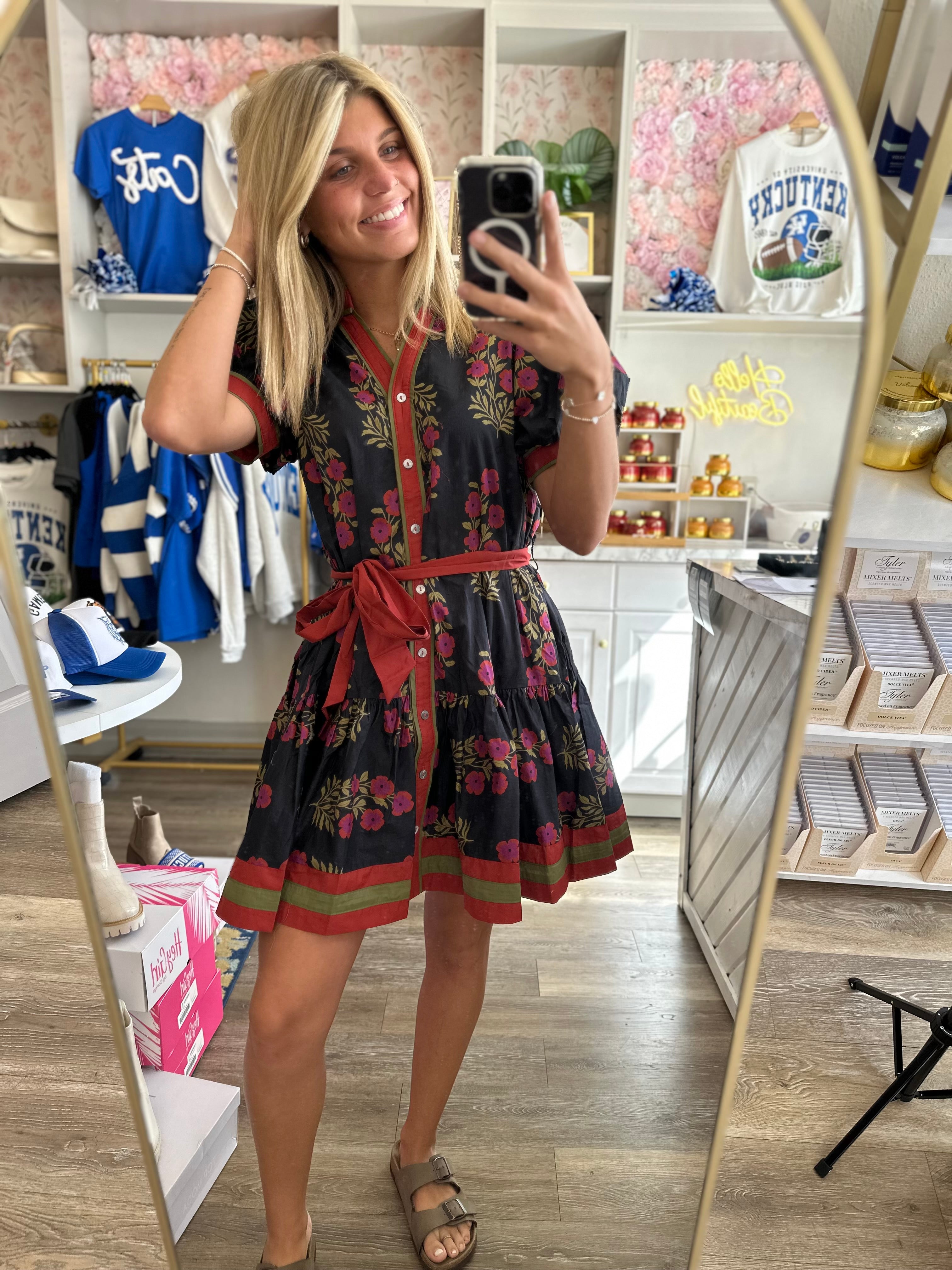 Evie Floral Mini Dress